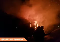 Частный дом и хозпостройка сгорели в Гатчинском районе Ленобласти