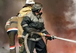 На пожаре в калининградском поселке Лазовское есть пострадавший