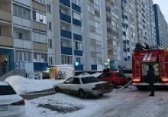 Новосибирские огнеборцы при пожаре в многоэтажке спасли 4 жильцов 
