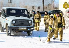 Соревнования по пожарному кроссфиту прошли в Якутске 
