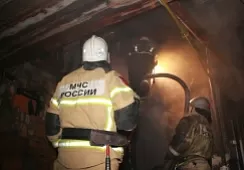 Одного человека спасли огнеборцы при пожаре в Симферополе 