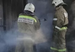Женщина пострадала на пожаре в Амурской области 