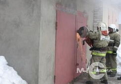 На пожаре под Благовещенском пожарные отстояли от огня дом