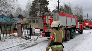 Условный пожар потушен в школьной библиотеке Ленска 