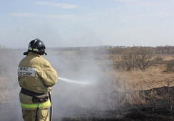 Крупный ландшафтный пожар ликвидирован в Красноярске
